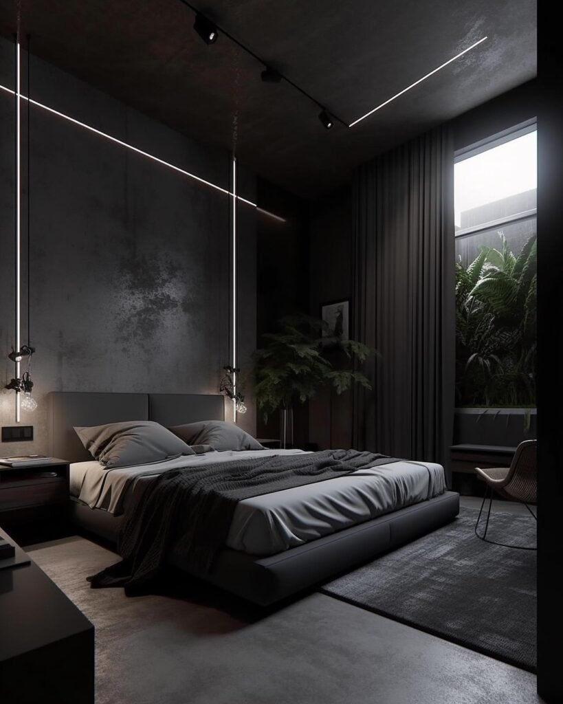 Balck Bedroom Ideas