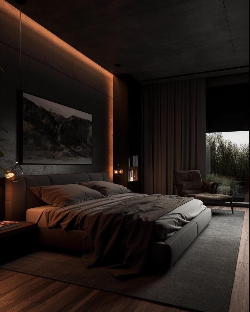 Balck Bedroom Ideas