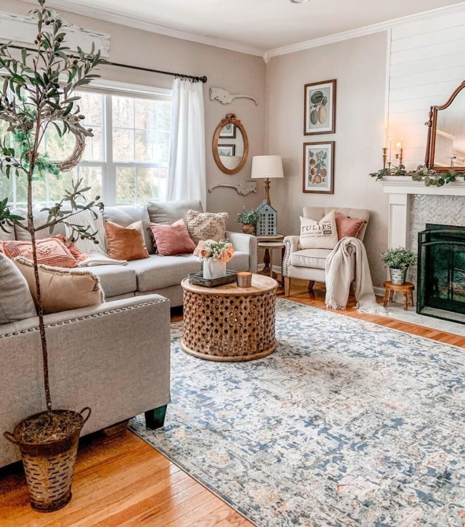 Farmhouse living room Ideas