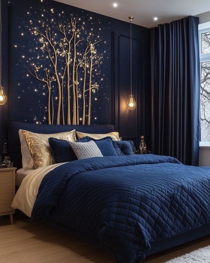 Navy Bedroom Ideas