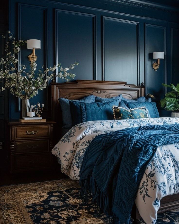 Navy Bedroom Ideas