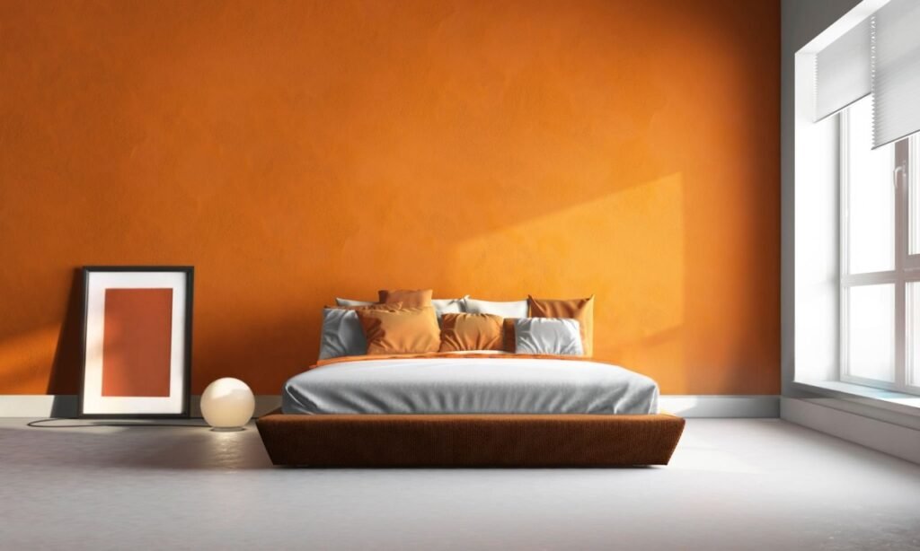 Orange Bedroom