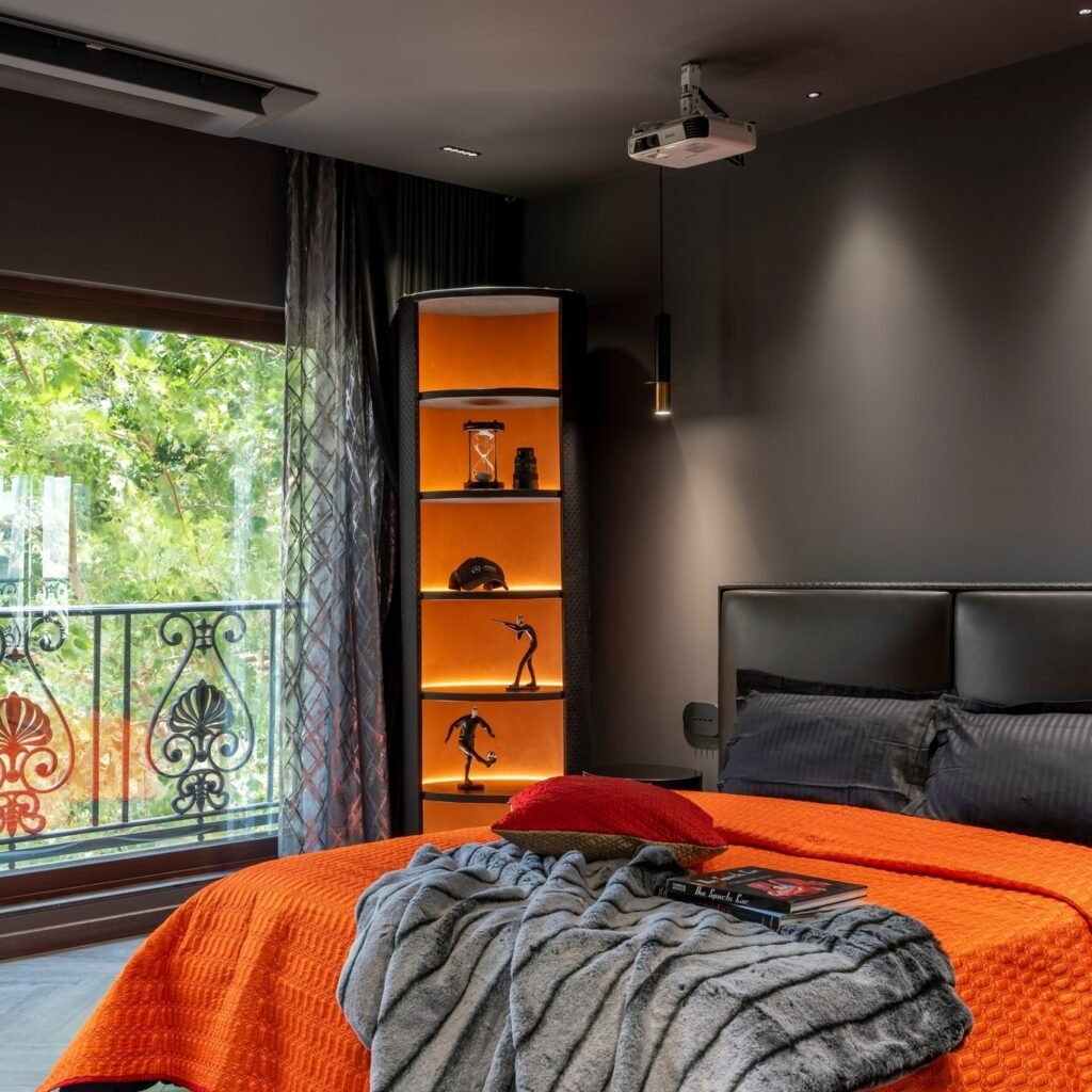 Orange Bedroom
