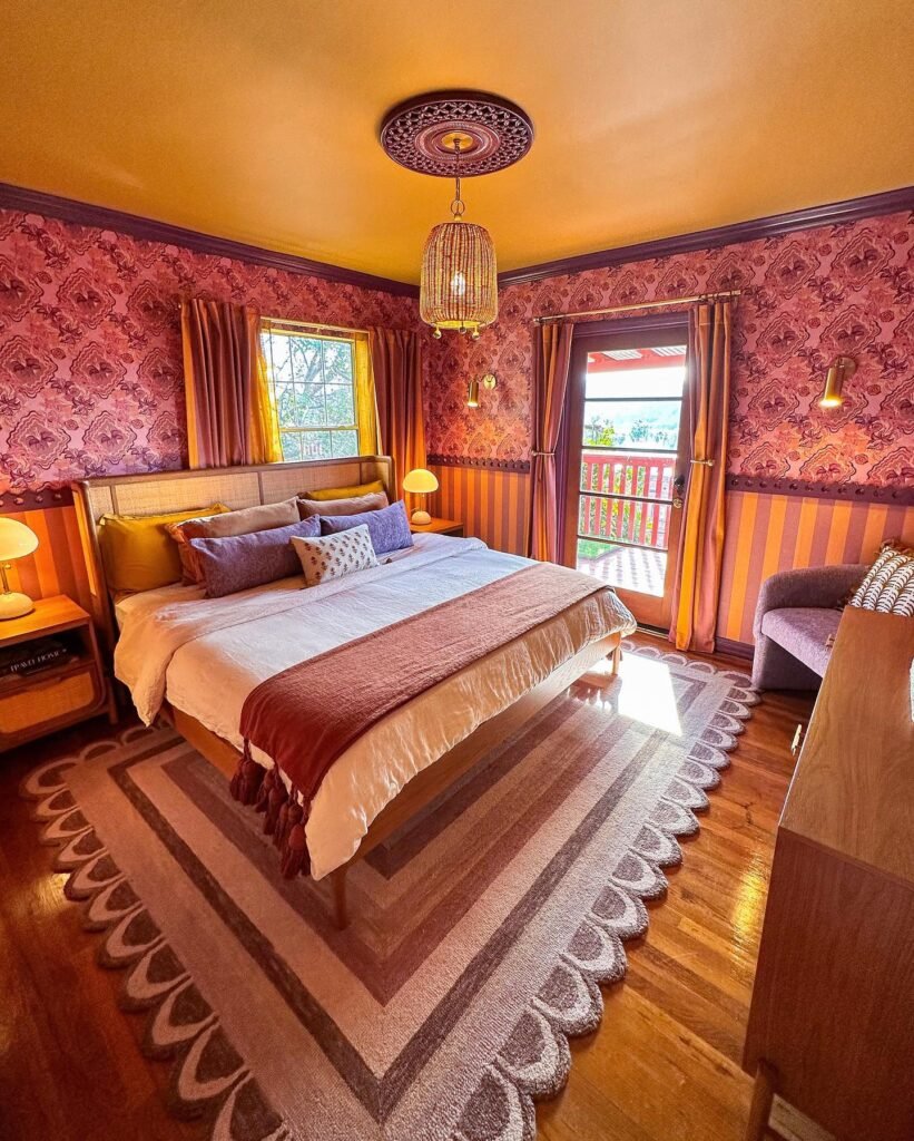 Orange Bedroom