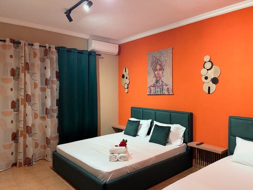 Orange Bedroom